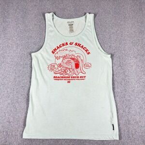 Billabong Tank Top Shirt S Tailored Fit Unisex Adult Blue Taco‎ Surf Snack Shack